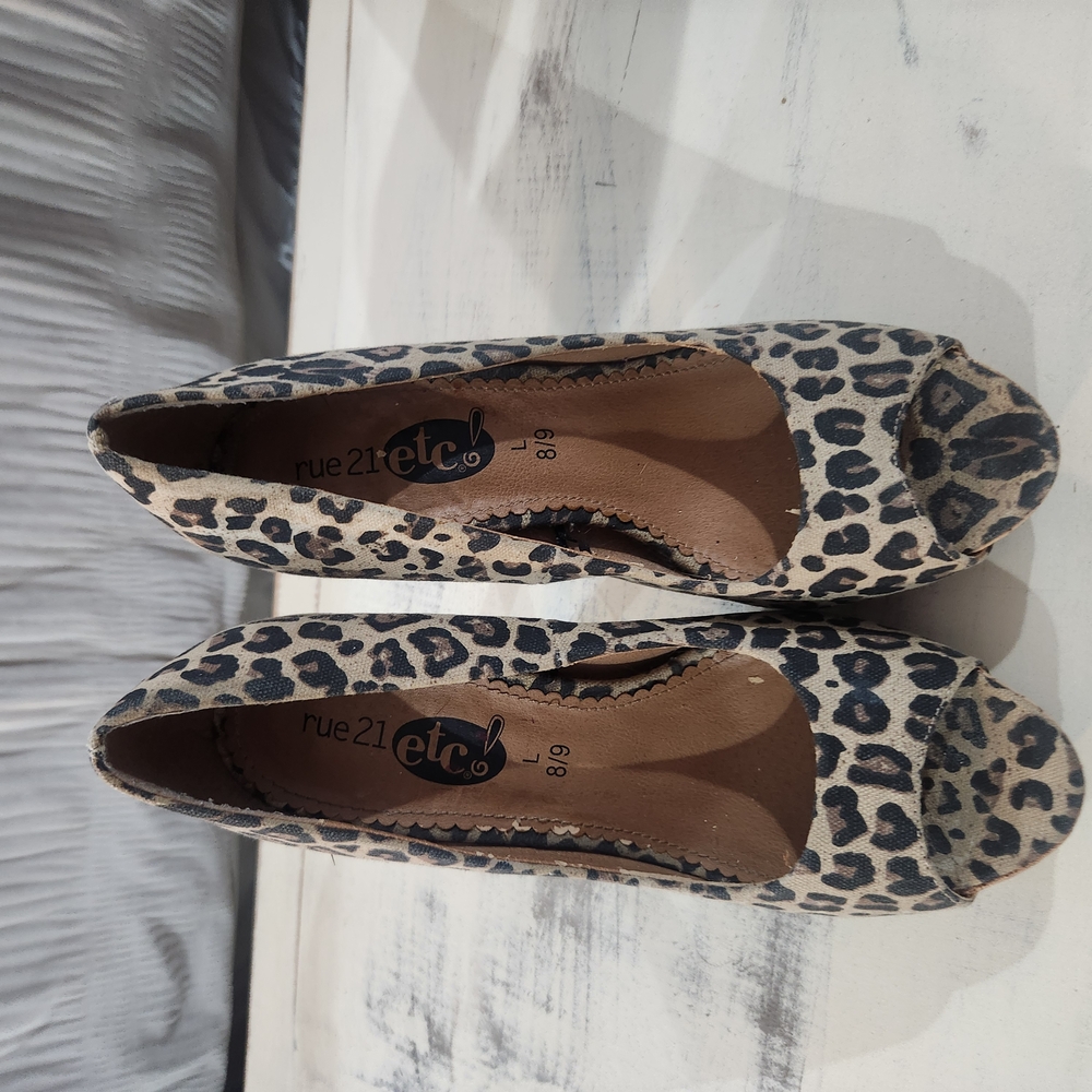 Rue21 Leopard Print Women's Shoes